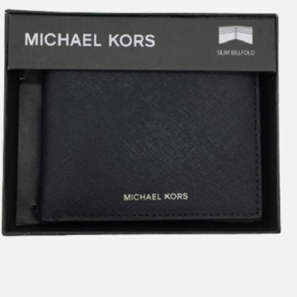 Michael Kors Andy Leather Slim Billfold - Picture 5 of 9